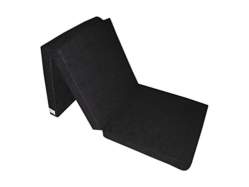 Natalia Spzoo Natalia Spzoo Cama de invitados, colchón plegable 195 x 65 x 8 cm (Negro) Natalia Spzoo Natalia Spzoo Cama de invitados, colchón plegable 195 x 65 x 8 cm (Negro)