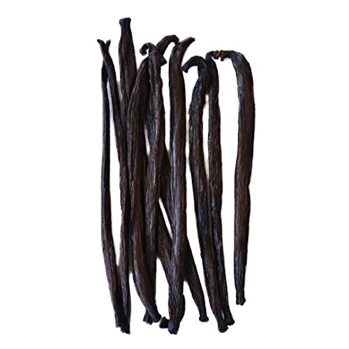 Native Vanilla - Vainas frescas de vainilla tahitiana para extractos - Semillas de grado B al por mayor - 10 vainas