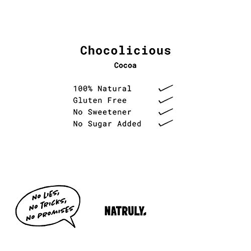 NATRULY Tableta de Chocolate sin Azúcar y sin Edulcorantes | Endulzado con Fibra de Achicoria -Pack 1 Chocolate con Leche + 1 Cacao 72% NATRULY Tableta de Chocolate sin Azúcar y sin Edulcorantes | Endulzado con Fibra de Achicoria -Pack 1 Chocolate con Leche + 1 Cacao 72%
