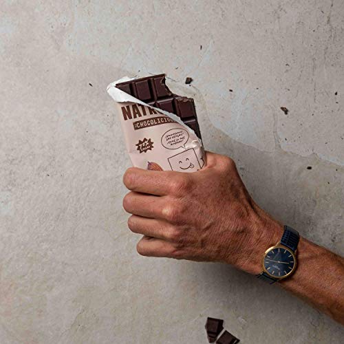NATRULY Tableta de Chocolate sin Azúcar y sin Edulcorantes | Endulzado con Fibra de Achicoria -Pack 1 Chocolate con Leche + 1 Cacao 72% NATRULY Tableta de Chocolate sin Azúcar y sin Edulcorantes | Endulzado con Fibra de Achicoria -Pack 1 Chocolate con Leche + 1 Cacao 72%