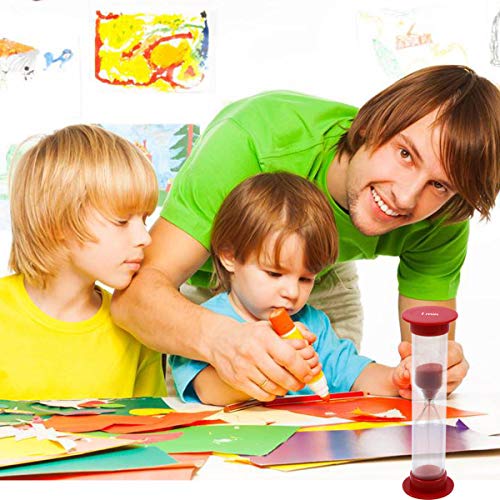 NATUCE 6 PCS Reloj De Arena Temporizador 30 seg / 1minutos / 2minutos / 3minutos / 5minutos / 10 minutos, Temporizador de Reloj, Relojes de Arena, Reloj de Arena para Niños Lavado Dientes, Cocina NATUCE 6 PCS Reloj De Arena Temporizador 30 seg / 1minutos / 2minutos / 3minutos / 5minutos / 10 minutos, Temporizador de Reloj, Relojes de Arena, Reloj de Arena para Niños Lavado Dientes, Cocina