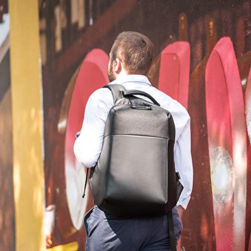 NATURALIFE 15.6" Mochila Antirrobo para Ordenadores Portátiles con Cremallera Oculta, TSA Mochila Water Proof, con Puerto de Carga USB, Gran Capacidad para Escolar, Trabajo y Viajes NATURALIFE 15.6" Mochila Antirrobo para Ordenadores Portátiles con Cremallera Oculta, TSA Mochila Water Proof, con Puerto de Carga USB, Gran Capacidad para Escolar, Trabajo y Viajes