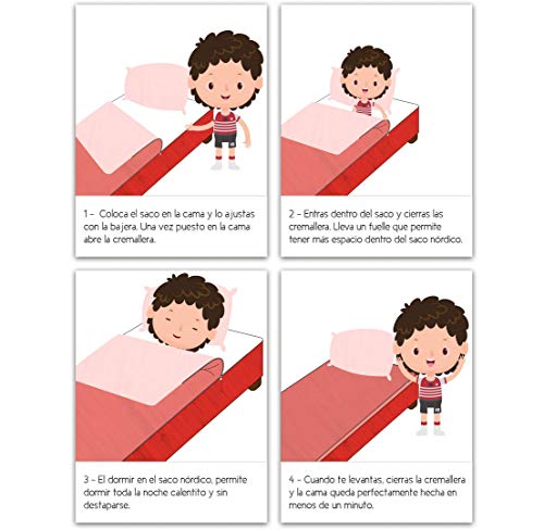 NATURALS Saco nórdico sin Relleno Comics Cama 105 cm