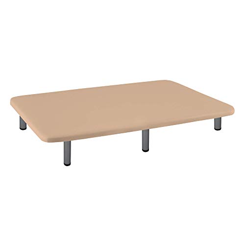 Naturconfort Base tapizada 3D, Madera, Beig, 135x190cm Naturconfort Base tapizada 3D, Madera, Beig, 135x190cm