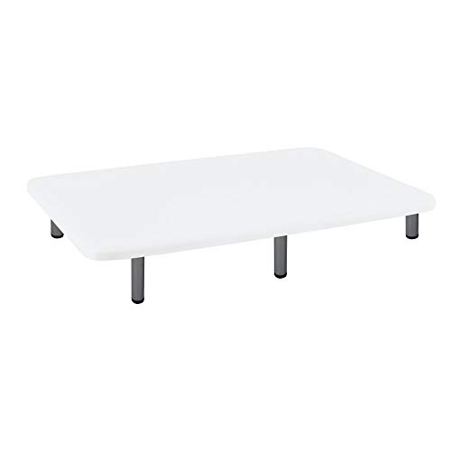 Naturconfort Base tapizada 3D, Madera, Blanco, 135x190cm Naturconfort Base tapizada 3D, Madera, Blanco, 135x190cm