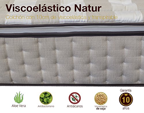 Naturconfort Colchón viscoelástico Gama Alta, Airgel, 90x190cm Naturconfort Colchón viscoelástico Gama Alta, Airgel, 90x190cm