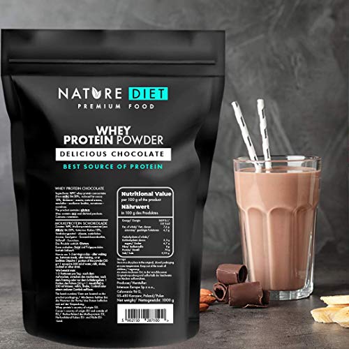 Nature Diet - Proteína de suero en polvo, chocolate