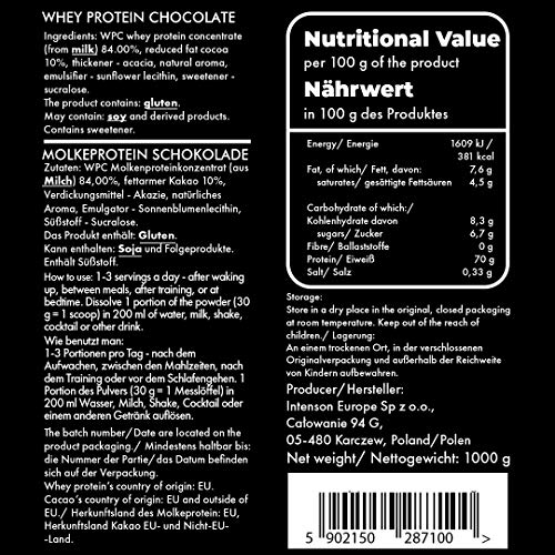 Nature Diet - Proteína de suero en polvo, chocolate