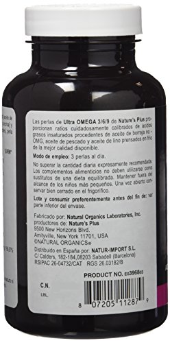 Nature´s Plus Ultra Omega 3/6/9-90 Perlas Nature´s Plus Ultra Omega 3/6/9-90 Perlas