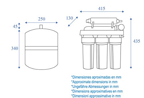 Nature Waterprofessionals Equipo Osmosis Inversa doméstica