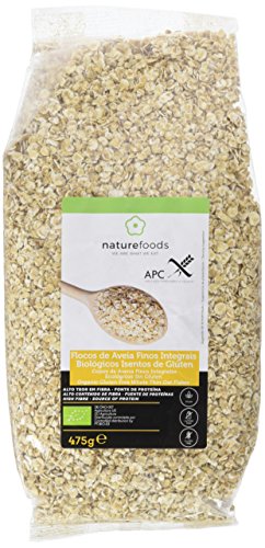 Naturefoods Copos de Avena Finos Integrales Ecológicos Sin Gluten - 475 gr Naturefoods Copos de Avena Finos Integrales Ecológicos Sin Gluten - 475 gr