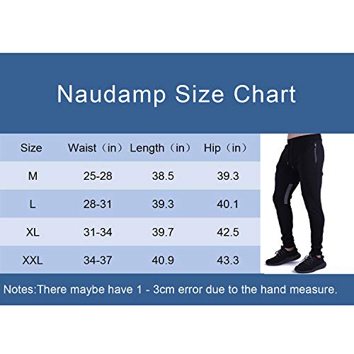 Naudamp Hombres Slim Gym Joggers Pantalones de chándal Chándal Correr Entrenamiento Ropa Deportiva Partes de Abajo Bolsillos con Cremallera Pantalones Naudamp Hombres Slim Gym Joggers Pantalones de chándal Chándal Correr Entrenamiento Ropa Deportiva Partes de Abajo Bolsillos con Cremallera Pantalones