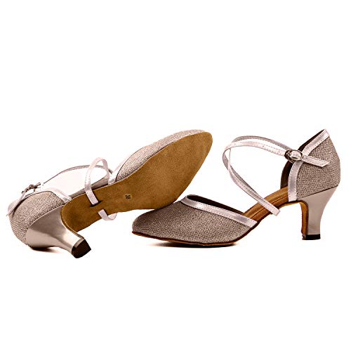 Naudamp Mujeres Niña Zapatos Latinos de Baile Zapatillas de Baile de salón Performance Correa Cruzada Criss Calzado de Danza Modelo Naudamp Mujeres Niña Zapatos Latinos de Baile Zapatillas de Baile de salón Performance Correa Cruzada Criss Calzado de Danza Modelo
