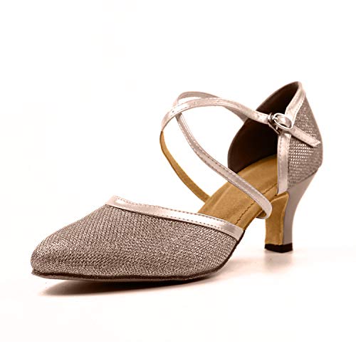 Naudamp Mujeres Niña Zapatos Latinos de Baile Zapatillas de Baile de salón Performance Correa Cruzada Criss Calzado de Danza Modelo Naudamp Mujeres Niña Zapatos Latinos de Baile Zapatillas de Baile de salón Performance Correa Cruzada Criss Calzado de Danza Modelo