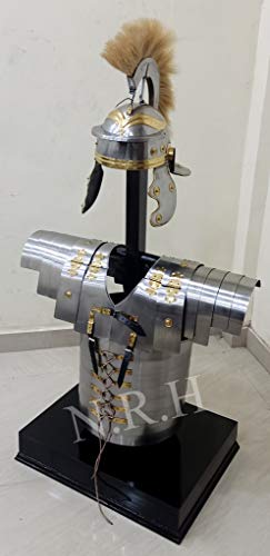 Nautical Replica Hub Medieval Armour Lorica Segmentata Chaqueta Legionario Larp W/Caballo Casco Romano Plume Nautical Replica Hub Medieval Armour Lorica Segmentata Chaqueta Legionario Larp W/Caballo Casco Romano Plume