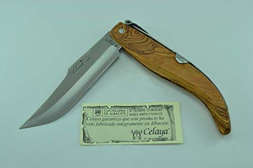 Navaja Celaya Clásica Albaceteña Madera Olivo 10 cm Navaja Celaya Clásica Albaceteña Madera Olivo 10 cm