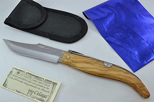 Navaja Celaya Clásica Albaceteña Madera Olivo 10 cm Navaja Celaya Clásica Albaceteña Madera Olivo 10 cm