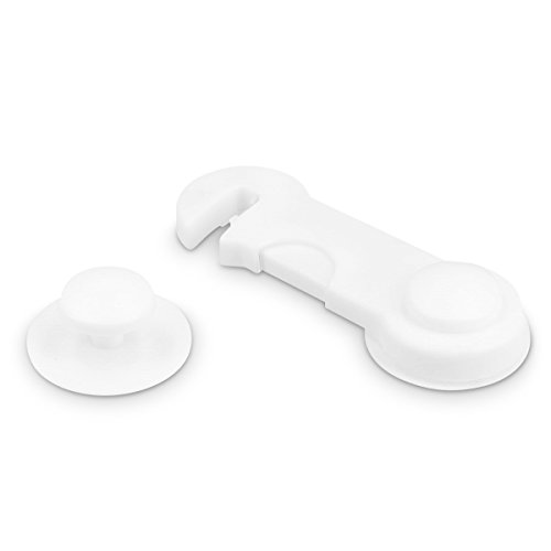 Navaris 10x cierres de seguridad para bebés y niños - protector para puerta armario cajones - bloqueo de seguridad para niños en blanco Navaris 10x cierres de seguridad para bebés y niños - protector para puerta armario cajones - bloqueo de seguridad para niños en blanco