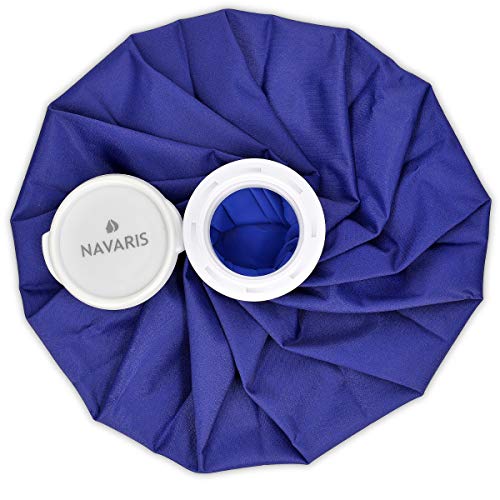 Navaris Bolsas de hielo y calor - Set de 2 bolsas para aliviar lesiones y dolores - Bolsa reutilizable caliente y fría - en blanco y azul Navaris Bolsas de hielo y calor - Set de 2 bolsas para aliviar lesiones y dolores - Bolsa reutilizable caliente y fría - en blanco y azul