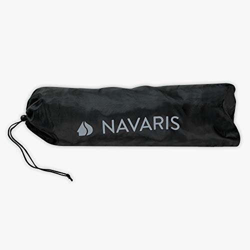 Navaris Escalera de Entrenamiento Agilidad y Velocidad - Kit de Accesorios para Entrenar coordinación - Fútbol Baloncesto Fitness Gimnasia Circuito