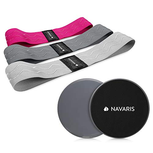 Navaris Juego de 3 Bandas elĂĄsticas de Resistencia - 3 Cintas con 3 Niveles de dureza mĂĄs 2 Discos deslizantes - Fitness Yoga Pilates Fisioterapia Navaris Juego de 3 Bandas elĂĄsticas de Resistencia - 3 Cintas con 3 Niveles de dureza mĂĄs 2 Discos deslizantes - Fitness Yoga Pilates Fisioterapia