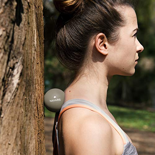 Navaris Set de 3 pelotas para masajes - Bolas de lacrosse en dif. tamaños para automasajes - Bolas para aliviar dolor fisioterapia terapia de puntos Navaris Set de 3 pelotas para masajes - Bolas de lacrosse en dif. tamaños para automasajes - Bolas para aliviar dolor fisioterapia terapia de puntos