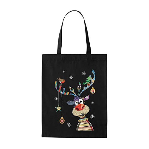 Navidad Bolsos Tote para Mujer, Bolsas De La Compra Reutilizables, De Lona Bolso Bandolera, Algono Bolsas De Supermercado, Regalo Tote Bag, Bolsa De Playa, Bolsa De Hombro Festival Regalo