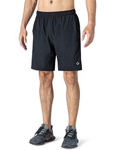 NAVISKIN Bermudas Deportivas de Tenis para Hombres, Pantalones Cortos Transpirables y Livianos, Pantalones Cortos para Hombres para Entrenamiento, Correr, Gimnasio, Tenis, Trotar, etc,S