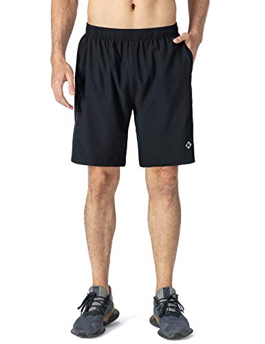 NAVISKIN Bermudas Deportivas de Tenis para Hombres, Pantalones Cortos Transpirables y Livianos, Pantalones Cortos para Hombres para Entrenamiento, Correr, Gimnasio, Tenis, Trotar, etc,S