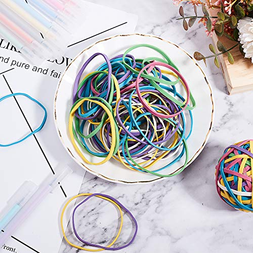 NBEADS Goma elástica, 4 Rollos / 800Pcs Bolas elásticas de Goma Planas de Colores para Hairband DIY Crafts Proyecto y organización de Arte NBEADS Goma elástica, 4 Rollos / 800Pcs Bolas elásticas de Goma Planas de Colores para Hairband DIY Crafts Proyecto y organización de Arte