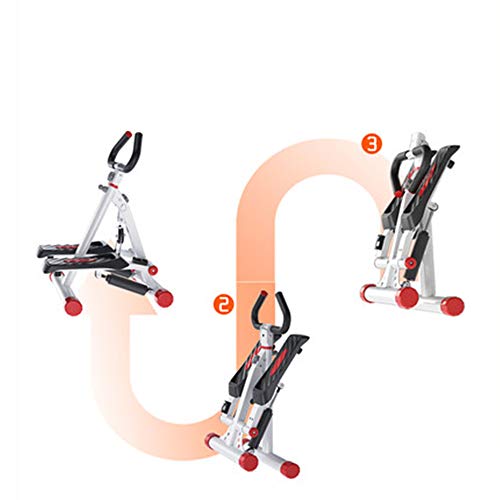 NBRTT Twist Stepper Step Machine, Escalera Ajustable Aerobic Exercise Fitness Workout Machine para Home Gym Plegable Cardio Squat and Glutes
