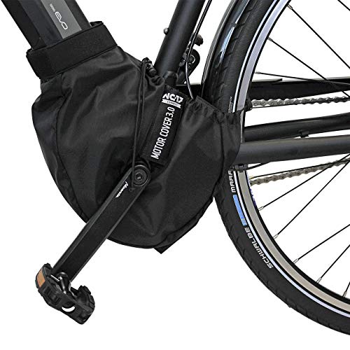 NC-17 - Funda Protectora para Motor Connect | Funda Protectora para Motor de Bicicletas eléctricas con Motor Central o batería integrada, Unisex - Adultos, 4309, Negro, Talla única