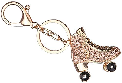 NC188 Patines de Ruedas Zapato Llavero de Cristal Bolso Colgante Llaves Titular Llavero de Diamantes de imitación NC188 Patines de Ruedas Zapato Llavero de Cristal Bolso Colgante Llaves Titular Llavero de Diamantes de imitación