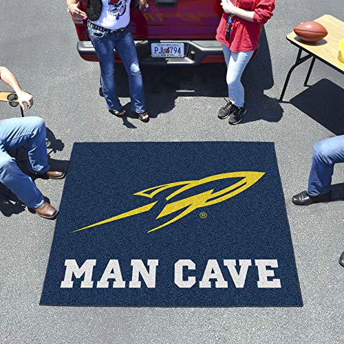 NCAA University of Toledo Man Cave Tailgater Alfombra, 152,4 x 182,8 cm, pequeña, Color Negro