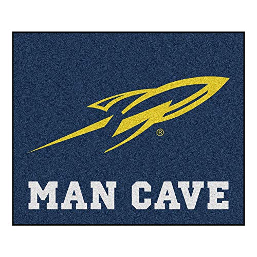 NCAA University of Toledo Man Cave Tailgater Alfombra, 152,4 x 182,8 cm, pequeña, Color Negro