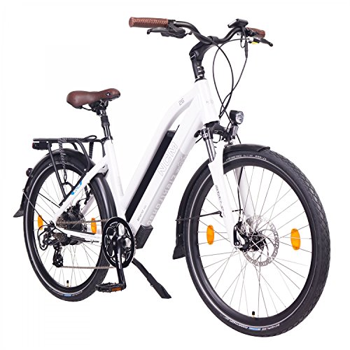 NCM Milano Bicicleta eléctrica de Trekking, 250W, Batería 48V 13Ah 624Wh (26" Blanco) NCM Milano Bicicleta eléctrica de Trekking, 250W, Batería 48V 13Ah 624Wh (26" Blanco)