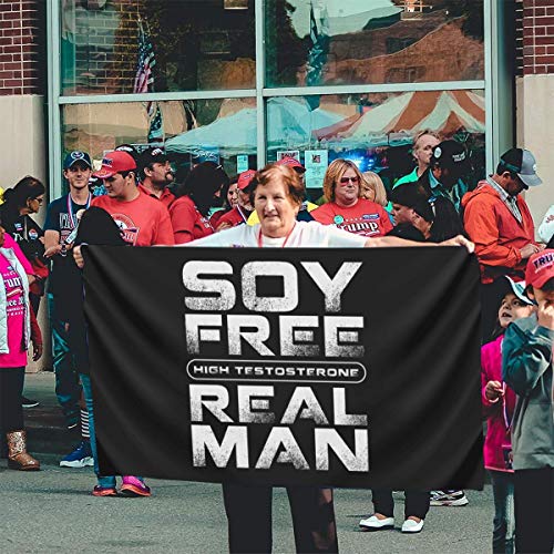 N/D Bandera vegana de alta testosterona libre de soja, 3 x 5 pies N/D Bandera vegana de alta testosterona libre de soja, 3 x 5 pies