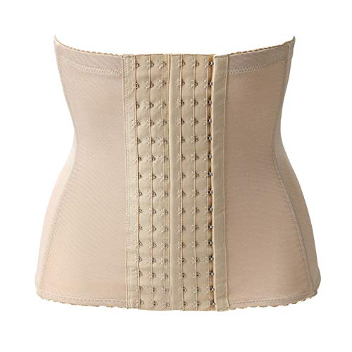 NDBBWG Corsé Correa de Modelado Entrenador de Cintura Cinturón Adelgazante Body Shaper Body Feminino Ropa Interior Adelgazante Lose Weight Corset Shaper Calistenia, Beige, S