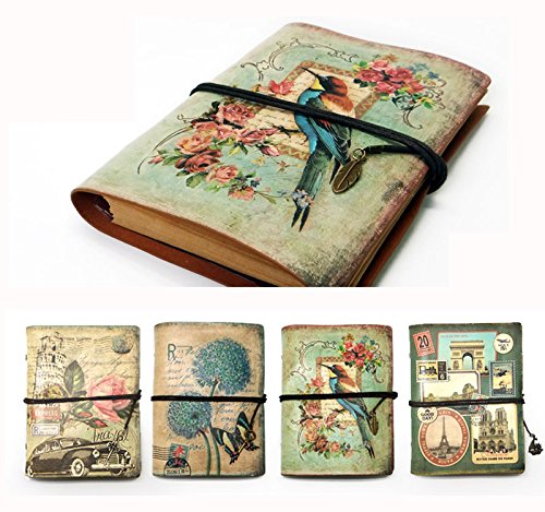 NectaRoy Retro Vintage Cuero Cuaderno Diario Notebook, Vintage Traveler Portátil, Rellenable, Diario Planificador con Papel Blanco y Bolsillo con Cremallera, 188x142x30mm NectaRoy Retro Vintage Cuero Cuaderno Diario Notebook, Vintage Traveler Portátil, Rellenable, Diario Planificador con Papel Blanco y Bolsillo con Cremallera, 188x142x30mm