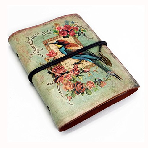 NectaRoy Retro Vintage Cuero Cuaderno Diario Notebook, Vintage Traveler Portátil, Rellenable, Diario Planificador con Papel Blanco y Bolsillo con Cremallera, 188x142x30mm NectaRoy Retro Vintage Cuero Cuaderno Diario Notebook, Vintage Traveler Portátil, Rellenable, Diario Planificador con Papel Blanco y Bolsillo con Cremallera, 188x142x30mm