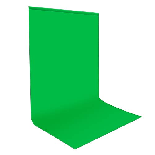 Neewer 10083667 Pro Fondo fotográfico 1,8 x 2.8M, Plegable Telón de Fondo de 100% Pura Muselina para Estudio fotográfico para Fotografía, Vídeo y Televisión, Verde, Incluye únicamente el Fondo