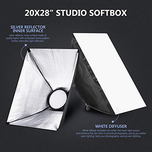 Neewer 2-Pack Kit Iluminación LED 2,4G Softbox con Filtro Color 51,1x71cm Softbox 3200-5600K 48W Cabezal de Luz LED Regulable con Control Remoto 2,4G Soporte Luz Filtro Rojo Amarillo Azul para Vídeo Neewer 2-Pack Kit Iluminación LED 2,4G Softbox con Filtro Color 51,1x71cm Softbox 3200-5600K 48W Cabezal de Luz LED Regulable con Control Remoto 2,4G Soporte Luz Filtro Rojo Amarillo Azul para Vídeo