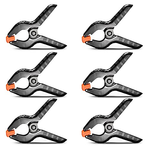 Neewer 6-Pack Set de Abrazaderas Resorte de Muselina Resistente Clips 11.4cm para Fondos de Estudio Fotográfico Neewer 6-Pack Set de Abrazaderas Resorte de Muselina Resistente Clips 11.4cm para Fondos de Estudio Fotográfico
