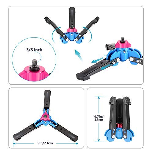 Neewer Cámara Extensible Monopod Fibra Carbon con Trípode Plegable Base Soporte: Pierna 5 Secciones máx. 168cm para Cámaras DSLR Nikon Canon Sony Carga hasta 5 Kilogramos Neewer Cámara Extensible Monopod Fibra Carbon con Trípode Plegable Base Soporte: Pierna 5 Secciones máx. 168cm para Cámaras DSLR Nikon Canon Sony Carga hasta 5 Kilogramos