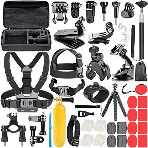 Neewer Kit de Accesorios de Cámara de Acción 58 en 1 para GoPro Hero 9 8 MAX 7 6 5 4 Negro 2018 Sesión, SJ4000/5000, para Nikon y Sony Deporte DV para Montar Camping y Más Neewer Kit de Accesorios de Cámara de Acción 58 en 1 para GoPro Hero 9 8 MAX 7 6 5 4 Negro 2018 Sesión, SJ4000/5000, para Nikon y Sony Deporte DV para Montar Camping y Más