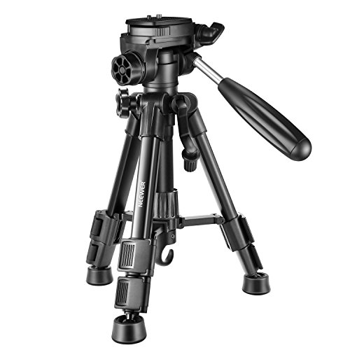 Neewer Mini Trípode Cámara de Sobremesa de Viaje 62 Centímetros, Ligero y Portátil de Aluminio con 3 Vías Giratoria Cabeza Pan para Cámara DSLR, Smartphones, DV hasta 3 Kilogramos (T210) Neewer Mini Trípode Cámara de Sobremesa de Viaje 62 Centímetros, Ligero y Portátil de Aluminio con 3 Vías Giratoria Cabeza Pan para Cámara DSLR, Smartphones, DV hasta 3 Kilogramos (T210)