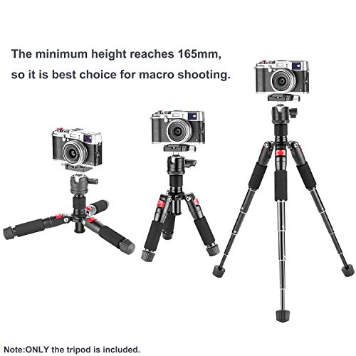 Neewer Mini Trípode Portátil Aleación de Aluminio DE 50 Centímetros con Cabeza de Bola de 360 Grados, 1/4 Pulgada Zapata Rápida para Cámara Vídeo DSLR Videocámara, Carga hasta 5 kilogramos Neewer Mini Trípode Portátil Aleación de Aluminio DE 50 Centímetros con Cabeza de Bola de 360 Grados, 1/4 Pulgada Zapata Rápida para Cámara Vídeo DSLR Videocámara, Carga hasta 5 kilogramos