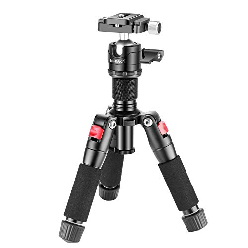 Neewer Mini Trípode Portátil Aleación de Aluminio DE 50 Centímetros con Cabeza de Bola de 360 Grados, 1/4 Pulgada Zapata Rápida para Cámara Vídeo DSLR Videocámara, Carga hasta 5 kilogramos Neewer Mini Trípode Portátil Aleación de Aluminio DE 50 Centímetros con Cabeza de Bola de 360 Grados, 1/4 Pulgada Zapata Rápida para Cámara Vídeo DSLR Videocámara, Carga hasta 5 kilogramos