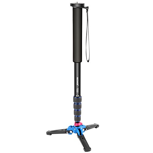 Neewer Monopié Extensible de Cámara con Base de Trípode Plegable Desmontable: Aleación de Aluminio, 52-168 Centímetros para Cámaras de Canon Nikon Sony DSLR, Carga Util hasta 5 Kilogramos Neewer Monopié Extensible de Cámara con Base de Trípode Plegable Desmontable: Aleación de Aluminio, 52-168 Centímetros para Cámaras de Canon Nikon Sony DSLR, Carga Util hasta 5 Kilogramos