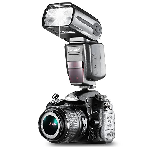 Neewer NW565EX i-TTL Flash Esclavo Speedlite para Nikon D7200 D7100 D7000 D5500 D5300 D5200 D5100 D5000 D3300 D3200 D3100 D3000 D700 D600 D500 D90 D80 D70 D60 D50 y otros Nikon DSLR Cámaras